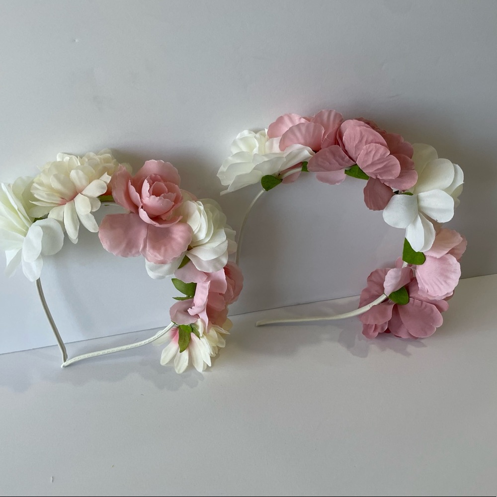 Flower hai clips